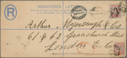 Sierra Leone - Postal Stationery: 1899, Registered Envelope QV 2d. Blue, Large S - Sierra Leone (1961-...)