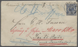 Spanish Morocco: 1892, Incoming Mail, Letter From Berlin Addressed To DAR EL BAI - Spanish Morocco