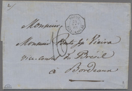 Brazil -  Pre Adhesives  / Stampless Covers: 1863, Brief Aus Rio De Janeiro Nach - Prephilately