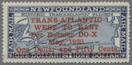 Newfoundland: 1932, "Transatlantic Flight", Lightly Hinged In Outstanding Qualit - 1857-1861