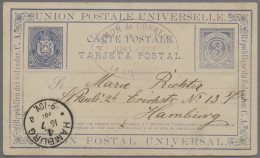 El Salvador - Postal Stationery: 1888, JUN 13, PSC 3c Ultramarine With Oval ADMO - Salvador