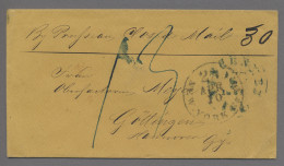 United States Of America: 1861 (ca.), Sehr Guterhaltener Briefumschlag Mit Stemp - …-1845 Préphilatélie