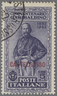 Aegean Islands: 1932, Giuseppe Garibaldi 150. Todestag, Alle 13 Inselnamen Jewei - Ägäis
