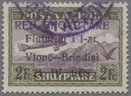 Albania: 1928, Eröffnung Der Fluglinie Der Italienischen Staatlichen Gesellschaf - Albanië