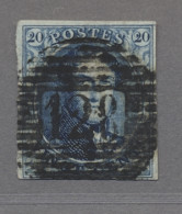 Belgium: 1850-58, Medaillons, 7 Ausgesucht Breitrandige Pra./Kab.Stücke, Mi. 300 - Oblitérés