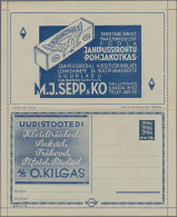 Estonia - Postal Stationery: 1937, PARO Advertisement Letter Card 10s. Blue, Ser - Estland