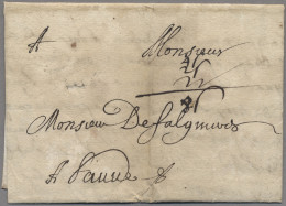 France -  Pre Adhesives  / Stampless Covers: 1668, 26.Juni, Brief Von CASTRES Na - 1701-1800: Vorläufer XVIII