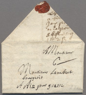 France -  Pre Adhesives  / Stampless Covers: 1671, 25.Sept., Brief Von PARIS Nac - 1701-1800: Précurseurs XVIII