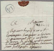 France -  Pre Adhesives  / Stampless Covers: 1791, Zwei Briefe Nach Paris Aus FO - 1792-1815: Conquered Departments