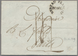 France -  Pre Adhesives  / Stampless Covers: 1809, Französische Besetzung Italie - 1849-1876: Période Classique