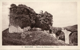 CPA - MAULEON - RUINES DU CHATEAU-FORT - Mauleon Licharre