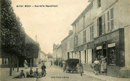 DEPT 77 MITRY MORY RUE DE LA REPUBLIQUE TRES BELLE ANIMATION 9X14 REIMPRESSION DE CARTES ANCIENNES - Mitry Mory