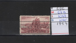 PRIX FIXE Obl  586 YT 679 MIC 1063 SCO 1065 GIB Rivage Missouri 1954 Etats Unis 58A/06 - Used Stamps