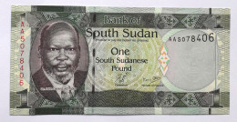 SOUTH SUDANESE POUND  - P 5  (2011) - UNC -  BANKNOTES - PAPER MONEY - South Sudan