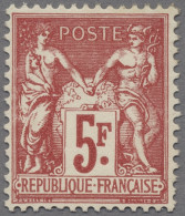 France: 1925, Internationale Briefmarkenausstellung Paris, Blockmarke Allegorie - Ungebraucht