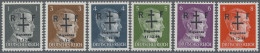 France - Locals: HAGENAU: 1944, "R F / Haguenau / 11-12-44", Überdrucke Auf Hitl - Other & Unclassified