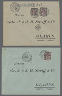 Greece - Specialities: Französische Post In Saloniki, 1898, Zwei Briefe In Die S - Other & Unclassified