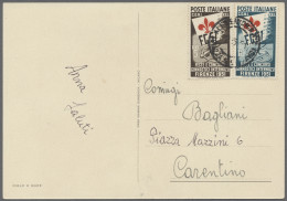 Italy: 1951, Gymnastische Wettspiele Florenz (FGSI), 5 Und 10 Lire Portogerecht - 1961-70: Poststempel