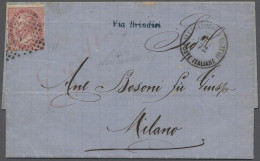 Italien Foreign POs: 1872, ITALIENISCHE MARKEN OHNE AUFDRUCK, Viktor Emanuel II. - Otros & Sin Clasificación