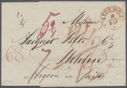 Netherlands -  Pre Adhesives  / Stampless Covers: 1824-46, Nine Entire Letters A - ...-1852 Préphilatélie