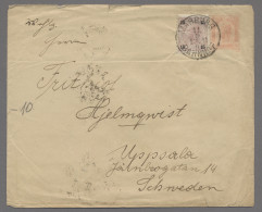 Österreich: 1895, 5 Kr GSU Mit Zusatzfrankatur 15 Kr Mit Ekr MARBURG BAHNHOF Nac - Covers & Documents