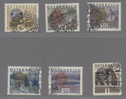 Österreich: 1931, "Rotary-Kongress" 6 Werte Komplett Je Entwertet Mit Entspreche - Used Stamps