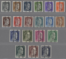 Österreich: 1945, Grazer Aushilfsausgabe 1 Bis 80 Pfg. Komplett, Jeweils Mit Auf - Unused Stamps