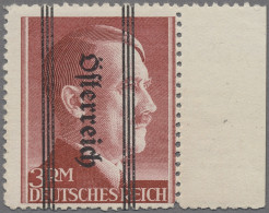 Österreich: 1945, Grazer Aushilfsausgabe 3 RM Mit Fettem Kopststehendem Aufdruck - Unused Stamps