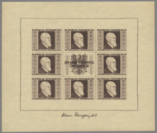 Österreich: 1946, Renner Blocks Postfrisch, Tadellos, Geprüft Sorani, Mi. 2400 E - Unused Stamps