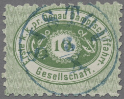 Österreich - Donau-Dampfschifffahrtsgesellschaft: 1867, 10 (Kr) Grün In Type I ( - Autres