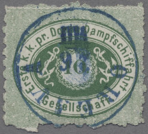 Österreich - Donau-Dampfschifffahrtsgesellschaft: 1878, 10 (Kr) Grün In Seltener - Autres