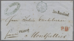 Russia -  Pre Adhesives  / Stampless Covers: 1859, Waagerecht Gefalteter Faltbri - ...-1857 Prefilatelia