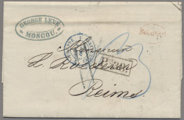 Russia -  Pre Adhesives  / Stampless Covers: 1862-1904, Vier Markenlose Briefe I - ...-1857 Prephilately