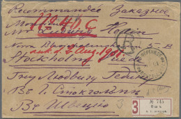 Russia: 1901, Sven Hedin Cover: 50 K. Tied "Osh Fergana 219 VII 01" To Reverse O - Lettres & Documents