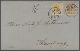 Sweden: 1875, Apr 8, Letter From Malmö To Hamburg, Germany At A Rate Of 27 Öre ( - Briefe U. Dokumente