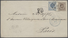 Sweden: 1875, Letter To France Bearing 12+30 Oere Numeral Type Perf 13, Sent Fro - Covers & Documents