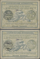 International Reply Coupons: 1922, Vier Internationale Antwortscheine, Alle Mit - Autres