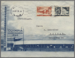 Thematics: Olympic Games: OLYMPIADE 1940, Sehr Schöner Und Seltener Schmuckumsch - Other & Unclassified
