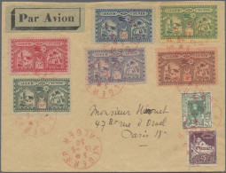 Airmail - Overseas: 1930, Algeria 15 May, Airmail Cover Bearing Related Vignette - Andere & Zonder Classificatie