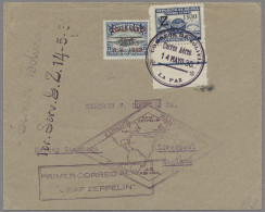 Zeppelin Mail - Overseas: 1930, SÜDAMERIKAFAHRT Der Graf Zeppelin (LZ 127). Zusa - Zeppelines