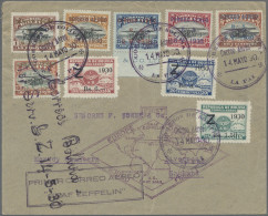 Zeppelin Mail - Overseas: 1930, Südamerikafahrt Der LZ 127, Heimfahrt, Boliviani - Zeppelins