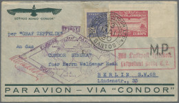 Zeppelin Mail - Overseas: 1930, Brief Von Der Rückfahrt Der Zeppelin-Südamerikaf - Zeppelines