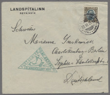 Zeppelin Mail - Europe: 1931, ISLANDFAHRT, 2 Kr. Mit Aufdruck "Zeppelin 1931" Al - Otros - Europa