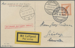 Zeppelin Mail - Germany: 1929, Fahrt Nach Böblingen. Flugpost Adler, 50 Pfg. (Mi - Airmail & Zeppelin