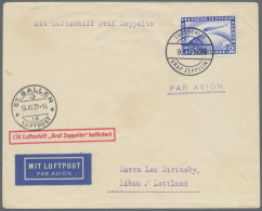 Zeppelin Mail - Germany: 1929, LZ 127, Die 50. Fahrt Im Bodenseegebiet, Hier Zep - Poste Aérienne & Zeppelin