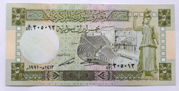 SYRIA  - 5 POUNDS - P 100E  (1991) - UNC -  BANKNOTES - PAPER MONEY - Syrië