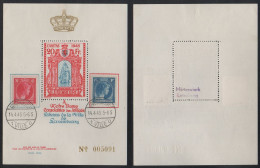 LUXEMBOURG - CARITAS 1945 / MINI FEUILLET NUMEROTE (ref 4942) - Covers & Documents