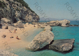 CARTOLINA  B13 BAUNEI,NUORO,SARDEGNA PITTORESCA-SPIAGGIA E SCOGLIERA DI CALA MARIOLU-MARE,BELLA ITALIA,NON VIAGGIATA - Nuoro