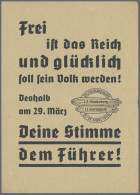 Zeppelin Mail - Germany: 1936, Deutschlandfahrt Zur Reichstagswahl Vom 29. März, - Poste Aérienne & Zeppelin