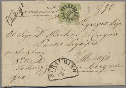 Bayern - Marken Und Briefe: 1854, 1. Juni, 9 Kr. Grün (Farbe Zwischen "c" Und "d - Autres & Non Classés